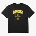 Messi 10: Yellow Text Soccer Legend T-shirt Active T-Shirt Support the Legends of FIFA World Cup 2026 USA Canada Mexico Spirit, Filled with England, Cristiano Ronaldo, Haaland and CR7, Game Day Rituals, Football Legends, Country Pride and the Road