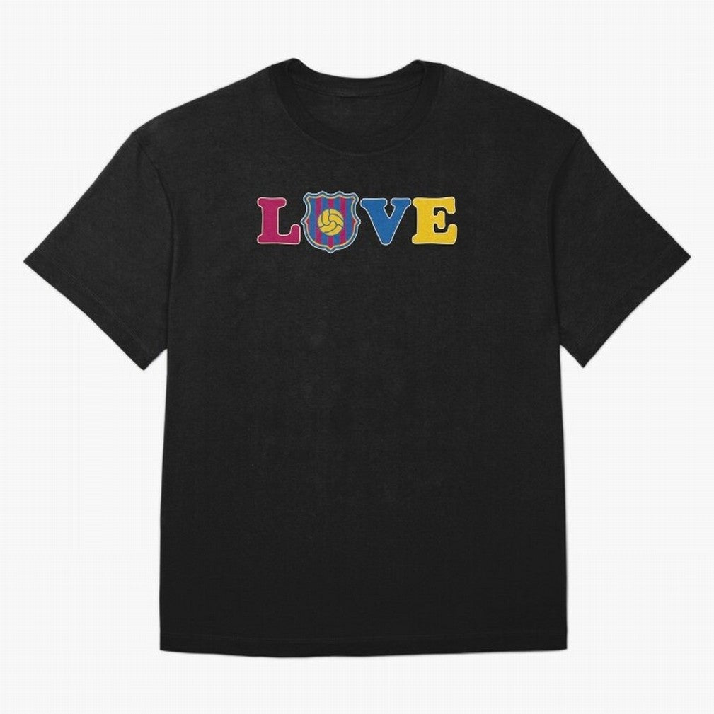 Love Barcelona Oversized T-Shirt Join FIFA World Cup 2026 Group Stage for Fans of CR7 and Portugal, Spain and Germany, Bringing Retro Football Energy, Iconic Rivalries, Trophy Chase Drama and Stadium Atmosphere; Perfect for People Who Love