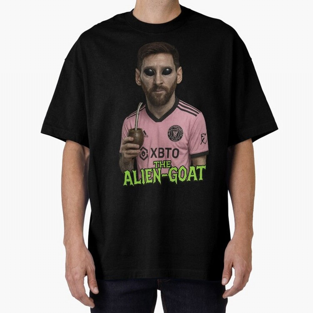 Messi Alien-GOAT: Extraterrestrial Fusion and Messi The Goat Inter Miami Jersey Classic T-Shirt Join Supporters Worldwide for FIFA World Cup 2026 Group Stage for Fans of Cristiano Ronaldo, Haaland and CR7 and Argentina and Brazil, Bringing Classic