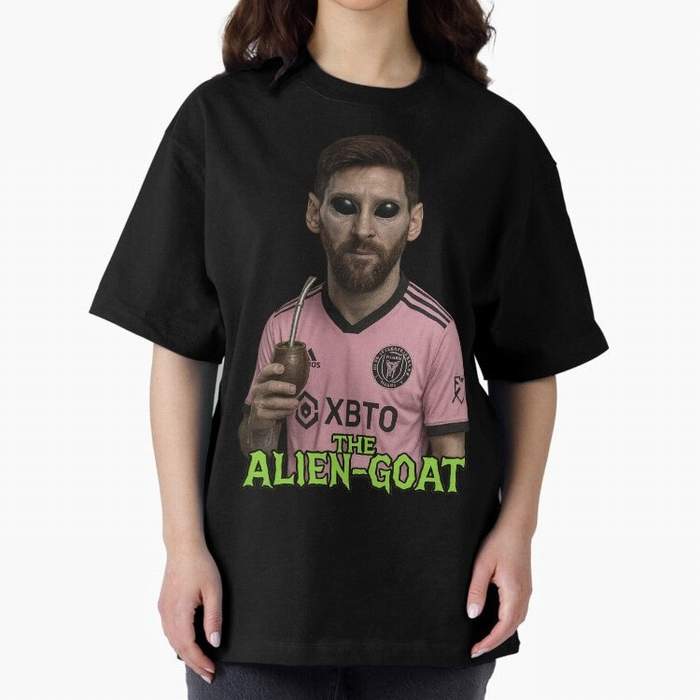 Messi Alien-GOAT: Extraterrestrial Fusion and Messi The Goat Inter Miami Jersey Classic T-Shirt Join Supporters Worldwide for FIFA World Cup 2026 Group Stage for Fans of Cristiano Ronaldo, Haaland and CR7 and Argentina and Brazil, Bringing Classic