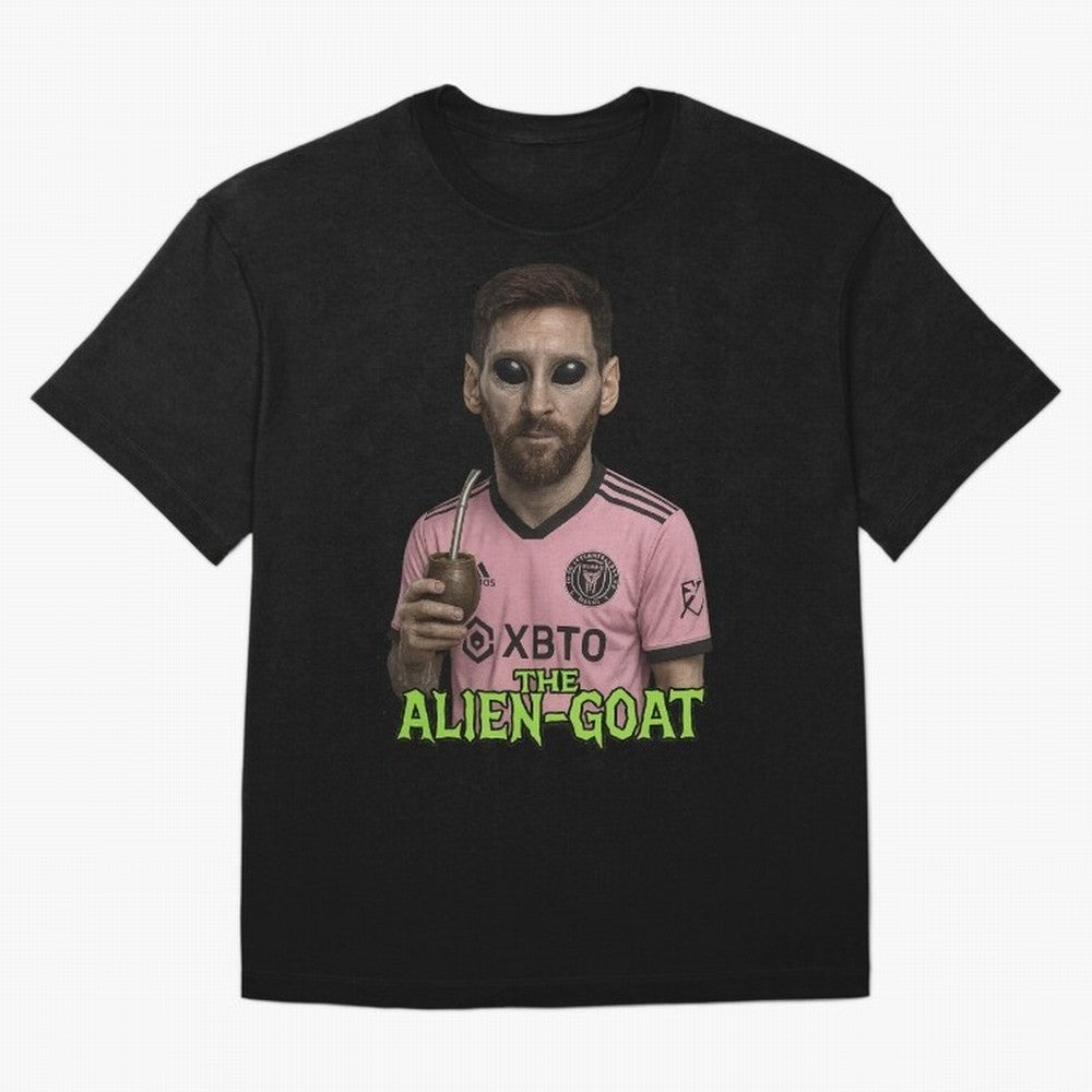 Messi Alien-GOAT: Extraterrestrial Fusion and Messi The Goat Inter Miami Jersey Classic T-Shirt Join Supporters Worldwide for FIFA World Cup 2026 Group Stage for Fans of Cristiano Ronaldo, Haaland and CR7 and Argentina and Brazil, Bringing Classic