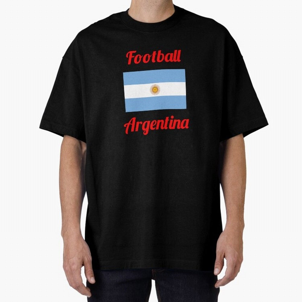 Argentina Football Flag ¨C Albiceleste Soccer Supporter Classic T-Shirt Show Your Stadium Side during the FIFA World Cup 2026 Journey through Haaland and Mbappe Highlights, England and Germany Pride, Tournament Hype, Historic Matchups, Family