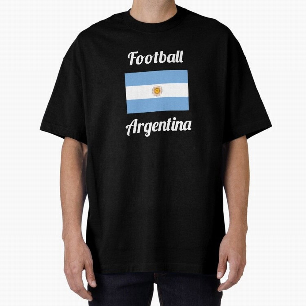 Argentina Football Flag ¨C Albiceleste Soccer Supporter Active T-Shirt Relive Legendary Nights from FIFA World Cup 2026 Group Stage Spirit, Centered on Brazil, Portugal and Argentina, Messi and Cristiano Ronaldo, Championship Spirit, Famous Goals,