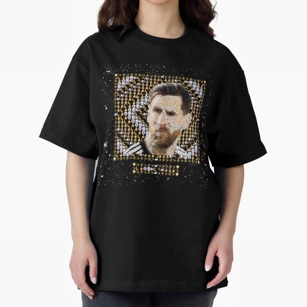 Goat Emojified Messi-Inspired Visual Tribute Essential T-Shirt Show Match Day Excitement for FIFA World Cup 2026 Group Stage for Fans of Messi, Neymar and Mbappe and Brazil, Portugal and Argentina, Bringing Football History, Final Match Energy,