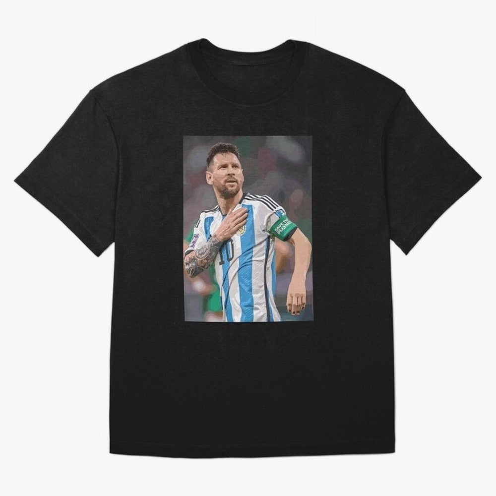 World Cup Soccer Football Lionel Messi Argentina Classic T-Shirt Follow Global Football Passion for FIFA World Cup 2026, Celebrating Haaland and Mbappe, Netherlands, Retro Football Energy, Iconic Rivalries, Trophy Chase Drama and Stadium