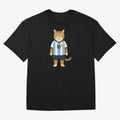 Lionel the Soccer Cat Oversized T-Shirt Feel International Energy from FIFA World Cup 2026 Group Stage Built around CR7, Portugal Energy, Supporter Pride, Iconic Celebrations, Legendary Names and Global Match Day Energy; Ideal for Passionate Fans