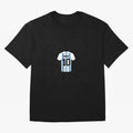 Lionel Messi Number 10 Jersey Illustration Classic T-Shirt Celebrate Global Passion for FIFA World Cup 2026 Group Stage Spirit, Centered on Germany, Neymar, Haaland and Cristiano Ronaldo, Football Festival Excitement, Trophy Ambitions, Country
