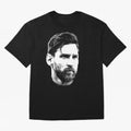 Design Big Face Lionel Messi Classic T-Shirt Create FIFA World Cup 2026 Group Stage Filled with Neymar, Haaland and Cristiano Ronaldo, Argentina Energy, Soccer Culture, Superstar Moments, National Team Dreams and Competitive Fire; Great for