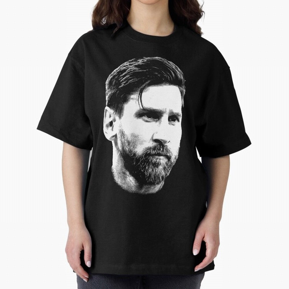 Design Big Face Lionel Messi Classic T-Shirt Create FIFA World Cup 2026 Group Stage Filled with Neymar, Haaland and Cristiano Ronaldo, Argentina Energy, Soccer Culture, Superstar Moments, National Team Dreams and Competitive Fire; Great for