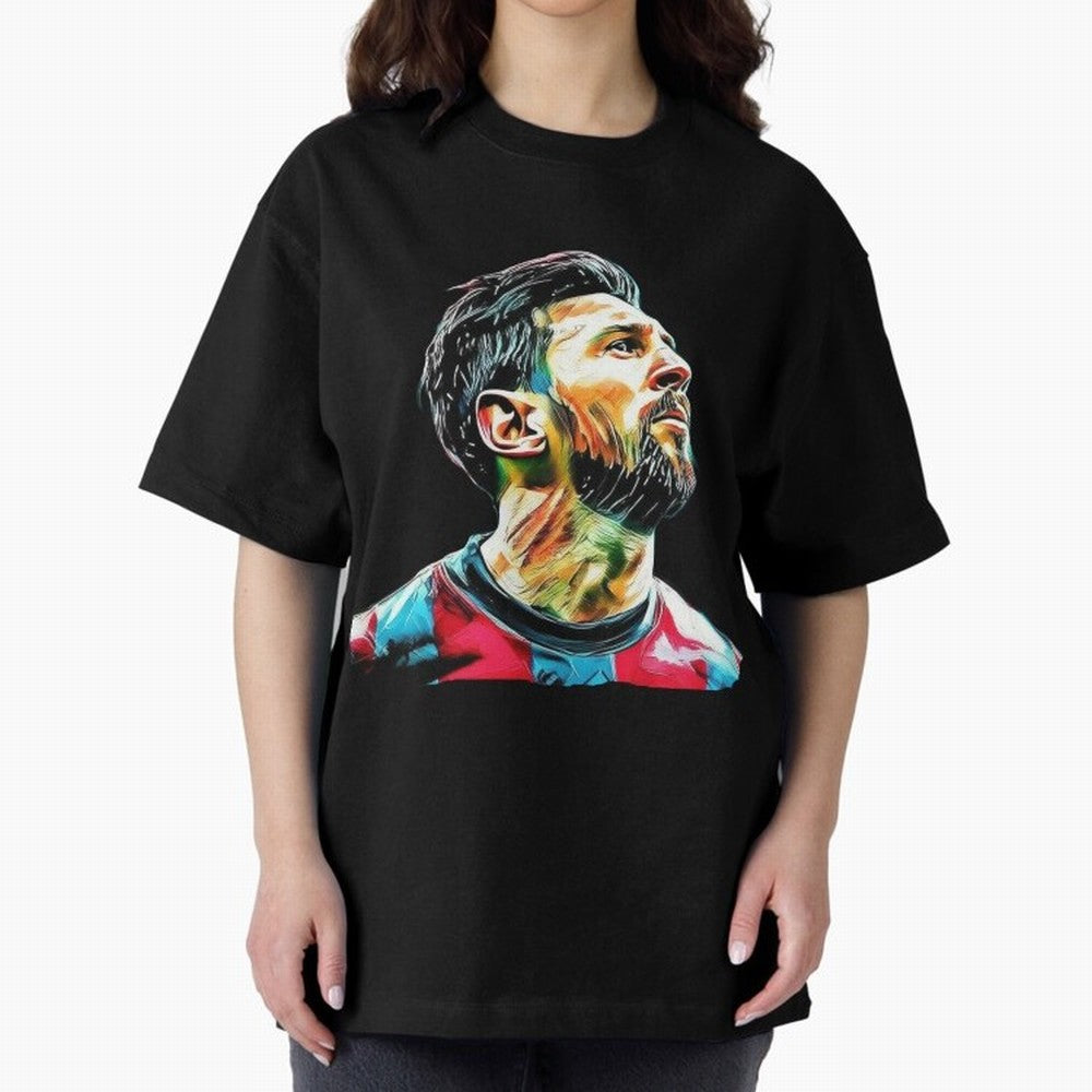 Messi Oversized T-Shirt Back the Journey through FIFA World Cup 2026 USA Canada Mexico Spirit, Built around Spain, Cristiano Ronaldo, Haaland and CR7, Football History, Final Match Energy, Crowd Noise and Once in a Lifetime Moments; Great for
