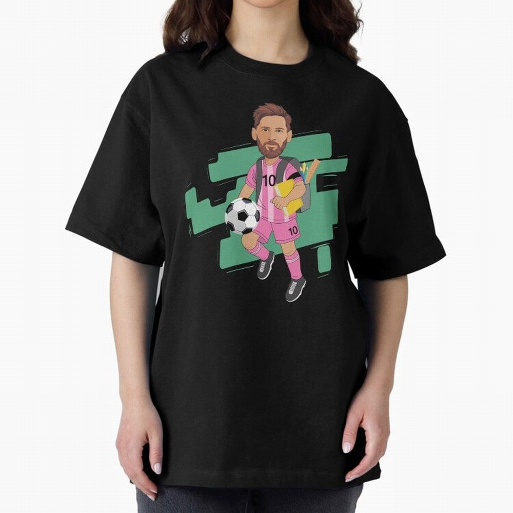 BACK TO SCHOOL - CARICATURE - LIONEL - MESSI - LEO Classic T-Shirt Celebrate the Next Chapter of Global Football Passion for FIFA World Cup 2026 Group Stage, with Mbappe and Neymar, Argentina, Tournament Hype, Historic Matchups, Family Viewing