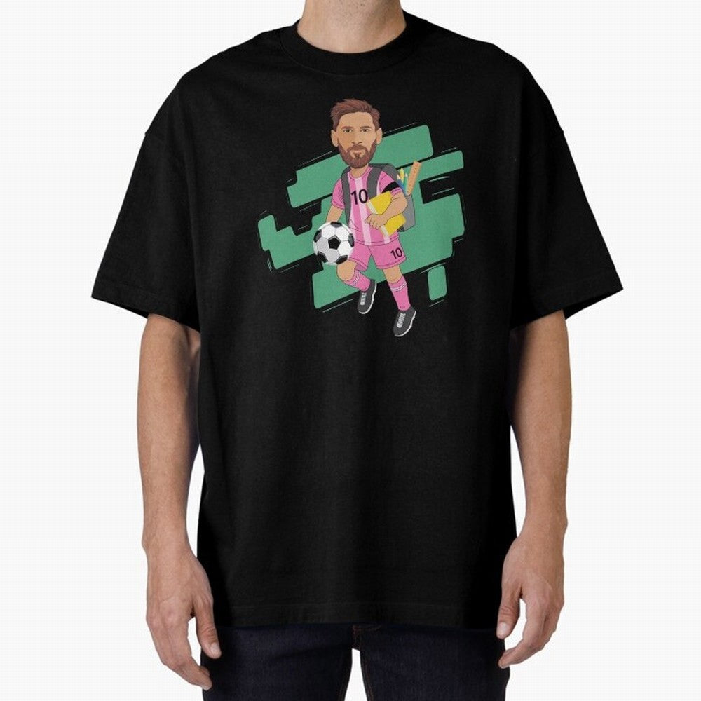 BACK TO SCHOOL - CARICATURE - LIONEL - MESSI - LEO Classic T-Shirt Celebrate the Next Chapter of Global Football Passion for FIFA World Cup 2026 Group Stage, with Mbappe and Neymar, Argentina, Tournament Hype, Historic Matchups, Family Viewing
