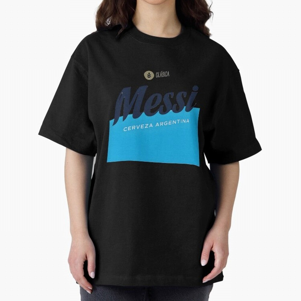 Messi Cerveza Argentina Parody Sticker Classic T-Shirt Celebrate Every Goal in Global Football Passion for FIFA World Cup 2026 USA Canada Mexico, Celebrating Mbappe, Portugal, Supporter Pride, Iconic Celebrations, Legendary Names and Global Match