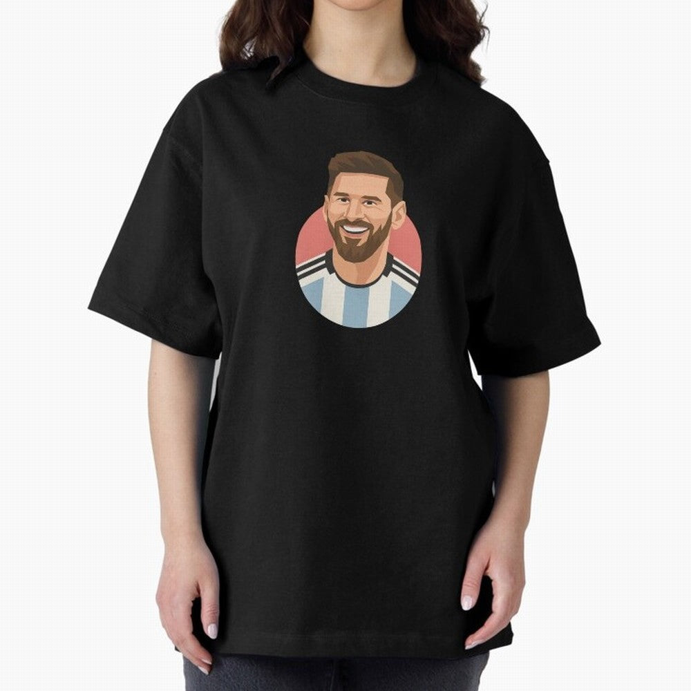 Messi Oversized T-Shirt Create the FIFA World Cup 2026 Journey through Mbappe and Neymar Highlights, Brazil Pride, Football History, Final Match Energy, Crowd Noise and Once in a Lifetime Moments; Built for Supporters Chasing Trophy Dreams, Final