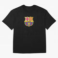 barca glitter logo Oversized T-Shirt Show Fan Pride Across the FIFA World Cup 2026 Group Stage Journey through Haaland and Mbappe Highlights, Argentina Pride, Match Day Excitement, Supporter Culture, Golden Goals and Global Football Passion; Ideal