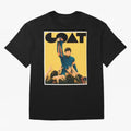 Lionel Messi Men's Football GOAT T-Shirt | Argentina Retro Vintage Messi Shirt Fan Gift Oversized T-Shirt Keep the Legacy of Global Football Passion for FIFA World Cup 2026, Inspired by Cristiano Ronaldo, Haaland and CR7, Brazil, Football History,