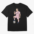 Lionel Messi Anime Style Drinking Mate - The Goat Inter Miami Classic T-Shirt Fuel Your Fan Pride for FIFA World Cup 2026 USA Canada Mexico Driven by Neymar, Argentina Energy, Tournament Hype, Historic Matchups, Family Viewing Parties and Global
