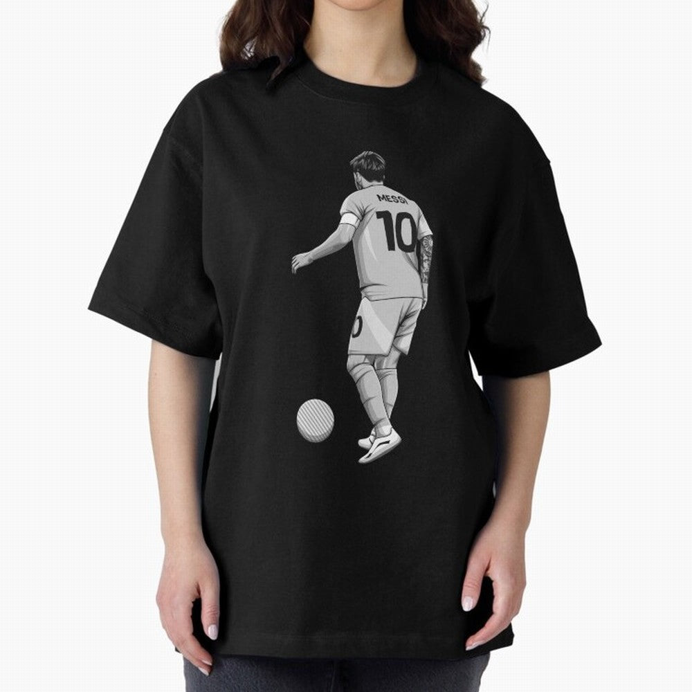 Lionel Messi Black and White Version Classic T-Shirt Unlock Match Day Hype around FIFA World Cup 2026 USA Canada Mexico, Mbappe, Argentina, France and Brazil, Match Day Excitement, Supporter Culture, Golden Goals and Global Football Passion;