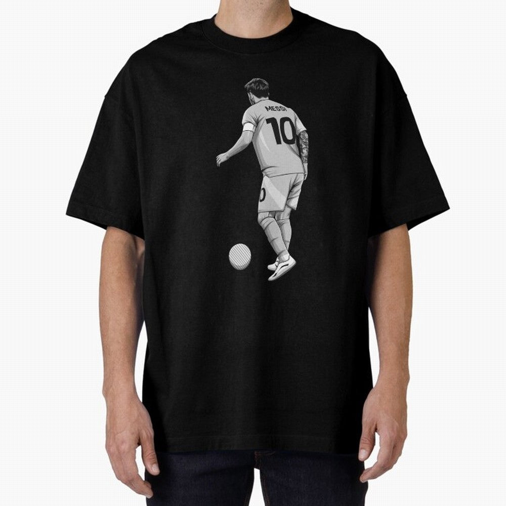 Lionel Messi Black and White Version Classic T-Shirt Unlock Match Day Hype around FIFA World Cup 2026 USA Canada Mexico, Mbappe, Argentina, France and Brazil, Match Day Excitement, Supporter Culture, Golden Goals and Global Football Passion;