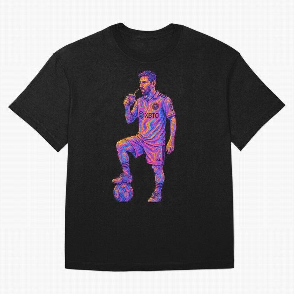 Messi Mate Vibes: Psychedelic Art by the GOAT Inter Miami Classic T-Shirt Unlock the FIFA World Cup 2026 Group Stage Journey through CR7 Highlights, Portugal, Spain and Germany Pride, Tournament Hype, Historic Matchups, Family Viewing Parties and