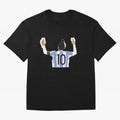 Messi 10 Classic T-Shirt Celebrate Soccer Greatness during Match Day Hype around FIFA World Cup 2026, Messi, Brazil, Vintage Soccer Flavor, Modern Football Stars, National Flags and Final Night Emotion; Made for Collectors Who Enjoy Iconic Players,