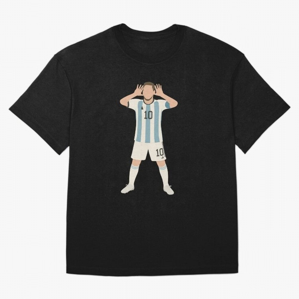 Leo Messi World Cup Celebration Classic T-Shirt Bring a Champion Mindset to FIFA World Cup 2026 Inspired by Haaland and Mbappe, Argentina Energy, Football Passion, Legendary Performances, Festival Vibes and Supporter Community; Ideal for Fans Who