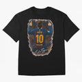 Lionel Messi Barcelona Tribute ¨C Iconic Number 10 Celebration Art Print Classic T-Shirt Share the Excitement of FIFA World Cup 2026 Group Stage Spirit, Made for Spain, Neymar, Haaland and Cristiano Ronaldo, Vintage Soccer Flavor, Modern Football