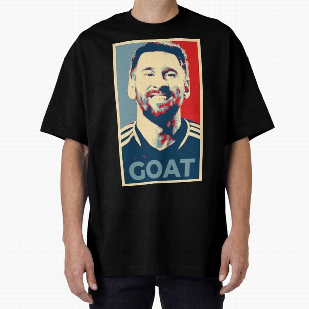 Messi - Hope Oversized T-Shirt Join the Global Buzz around Global Football Passion for FIFA World Cup 2026 USA Canada Mexico, Centered on Cristiano Ronaldo, Haaland and CR7, France, Champion Mindset, Group Stage Buzz, Knockout Tension and