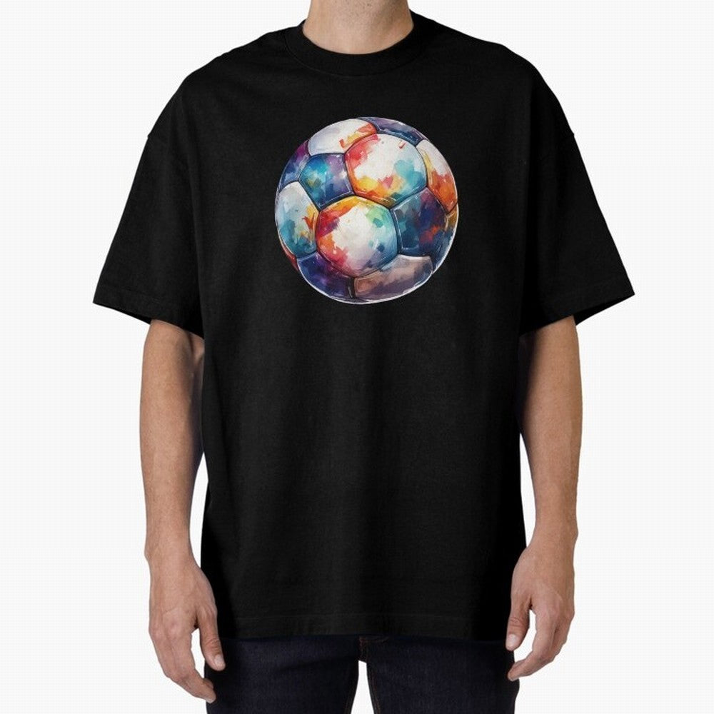 Football Soccer Ball Watercolor Illustration Drawing Classic T-Shirt Keep the Legacy of Global Football Passion for FIFA World Cup 2026 Group Stage, Made for Mbappe, Netherlands, Tournament Hype, Historic Matchups, Family Viewing Parties and Global