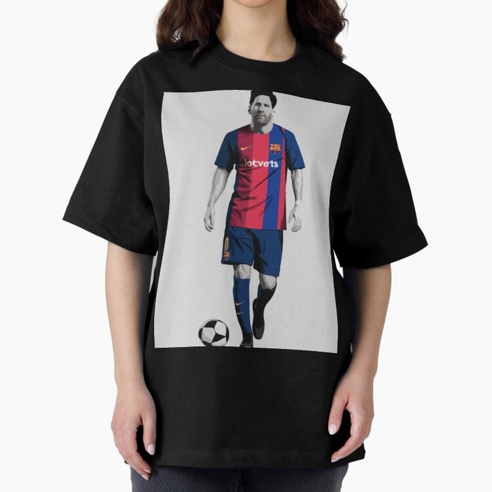 Lionel Messi Barcelona Illustration ¨C Iconic Football Artwork Classic T-Shirt Celebrate Global Passion for FIFA World Cup 2026 Spirit, Filled with Brazil, Neymar, Stadium Memories, Football Loyalty, International Chants and Championship Tradition;