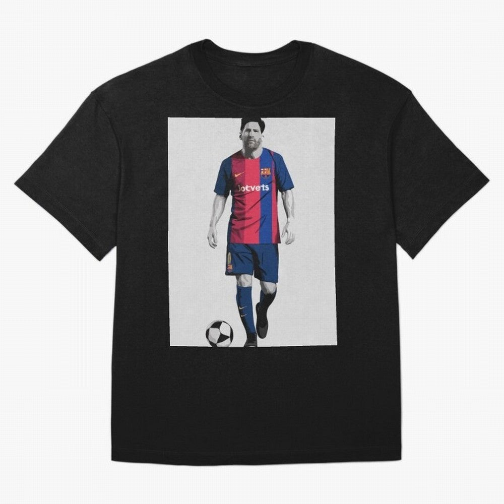 Lionel Messi Barcelona Illustration ¨C Iconic Football Artwork Classic T-Shirt Celebrate Global Passion for FIFA World Cup 2026 Spirit, Filled with Brazil, Neymar, Stadium Memories, Football Loyalty, International Chants and Championship Tradition;