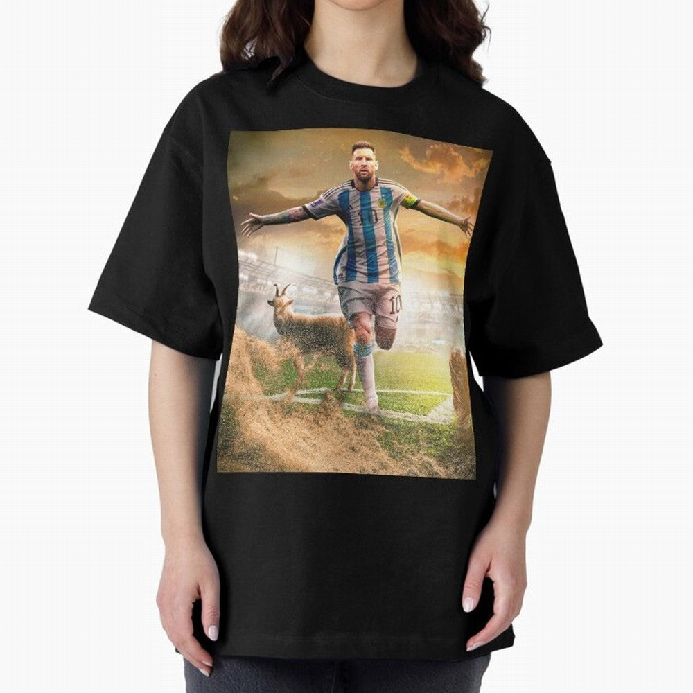 Messi: The Undisputed GOAT Classic T-Shirt Live the Energy of Match Day Hype around FIFA World Cup 2026 Group Stage, Messi, Neymar and Mbappe, Portugal, Tournament Hype, Historic Matchups, Family Viewing Parties and Global Sports Pride; Perfect for