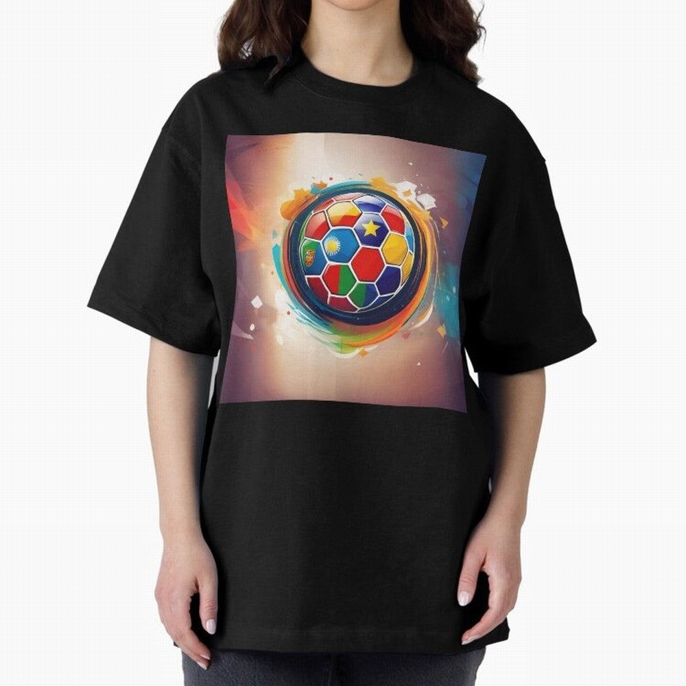 soccer 1 Oversized T-Shirt Feel the Trophy Chase of Global Football Passion for FIFA World Cup 2026 Group Stage, Inspired by Cristiano Ronaldo, France, Football History, Final Match Energy, Crowd Noise and Once in a Lifetime Moments; Made for Die