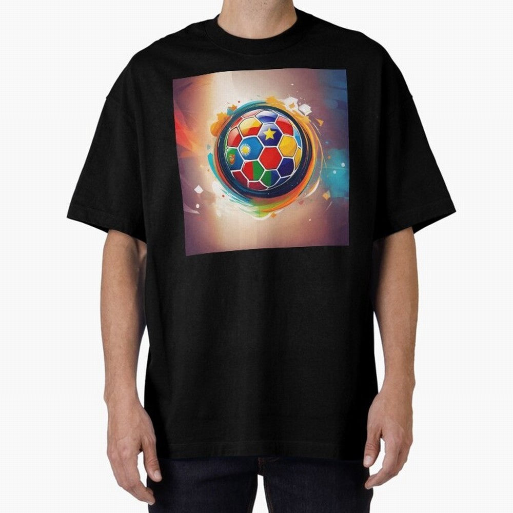soccer 1 Oversized T-Shirt Feel the Trophy Chase of Global Football Passion for FIFA World Cup 2026 Group Stage, Inspired by Cristiano Ronaldo, France, Football History, Final Match Energy, Crowd Noise and Once in a Lifetime Moments; Made for Die
