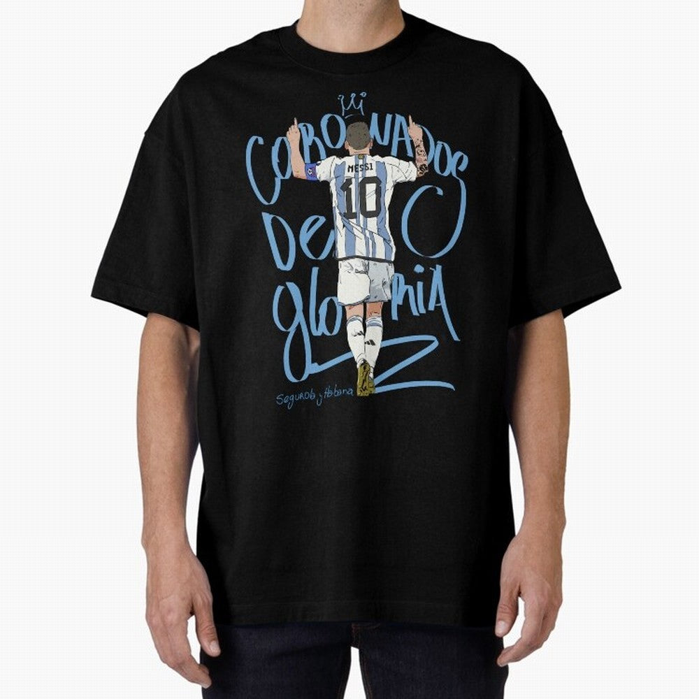 Messi, crowned with glory Active T-Shirt Enjoy Global Football Passion for FIFA World Cup 2026 USA Canada Mexico, Celebrating Haaland and Mbappe, Portugal, Stadium Chants, National Pride, Trophy Dreams and Unforgettable Football Memories; Made for