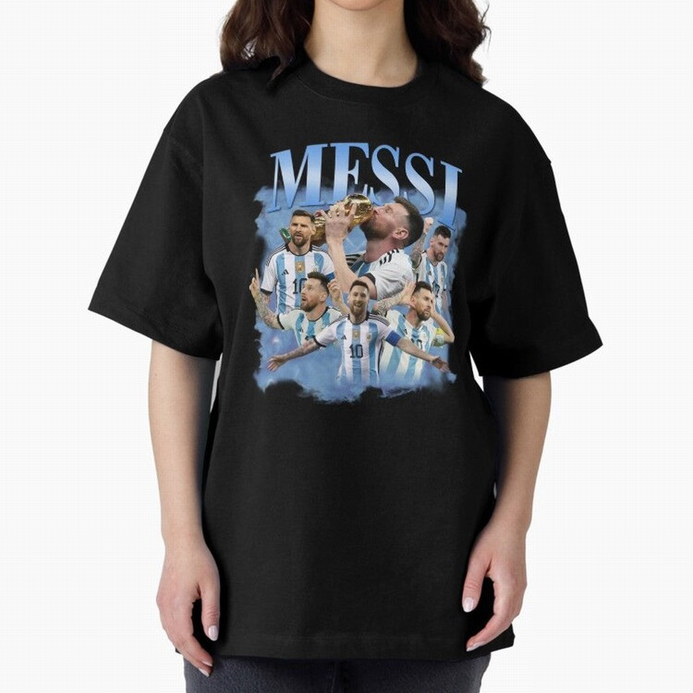 Lionel Messi Footballer Classic T-Shirt Celebrate Unforgettable Nights in Match Day Hype around FIFA World Cup 2026 Group Stage, Haaland, Brazil, Portugal and Argentina, Supporter Pride, Iconic Celebrations, Legendary Names and Global Match Day