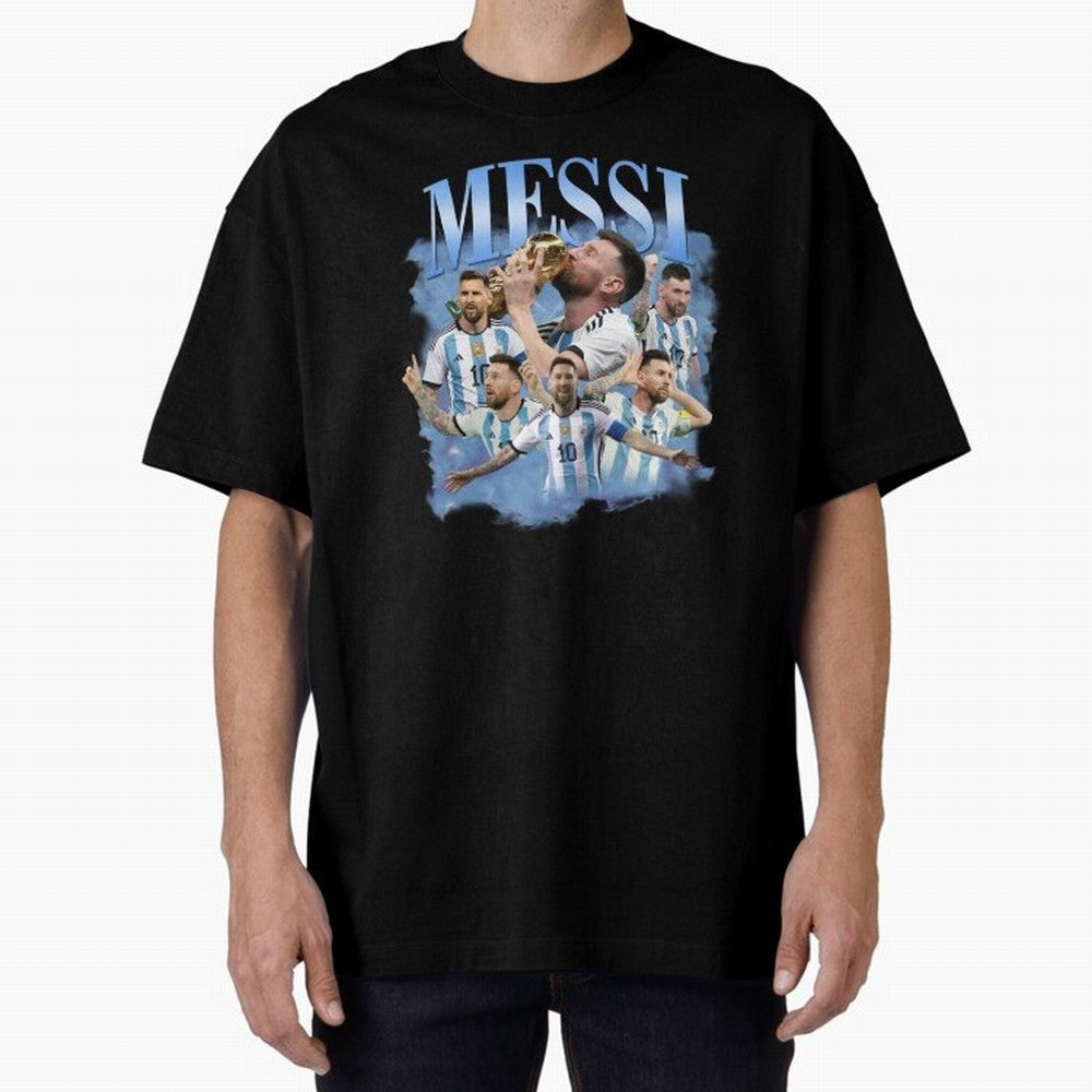 Lionel Messi Footballer Classic T-Shirt Celebrate Unforgettable Nights in Match Day Hype around FIFA World Cup 2026 Group Stage, Haaland, Brazil, Portugal and Argentina, Supporter Pride, Iconic Celebrations, Legendary Names and Global Match Day