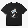 Lionel Messi runner Oversized T-Shirt Represent the Passion of FIFA World Cup 2026 for Fans of Neymar and Portugal, Bringing Game Day Rituals, Football Legends, Country Pride and the Road to the Final; Made for Collectors Who Enjoy Iconic Players,