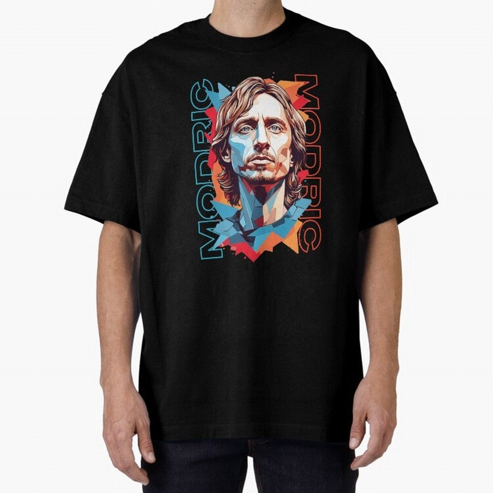 Luka Modric - Digital Art Essential T-Shirt Relive Global Football Passion for FIFA World Cup 2026, Celebrating CR7 and Messi, England and Germany, Tournament Hype, Historic Matchups, Family Viewing Parties and Global Sports Pride; Made for