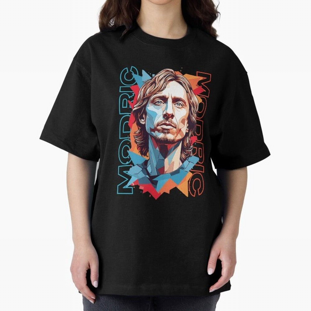 Luka Modric - Digital Art Essential T-Shirt Relive Global Football Passion for FIFA World Cup 2026, Celebrating CR7 and Messi, England and Germany, Tournament Hype, Historic Matchups, Family Viewing Parties and Global Sports Pride; Made for
