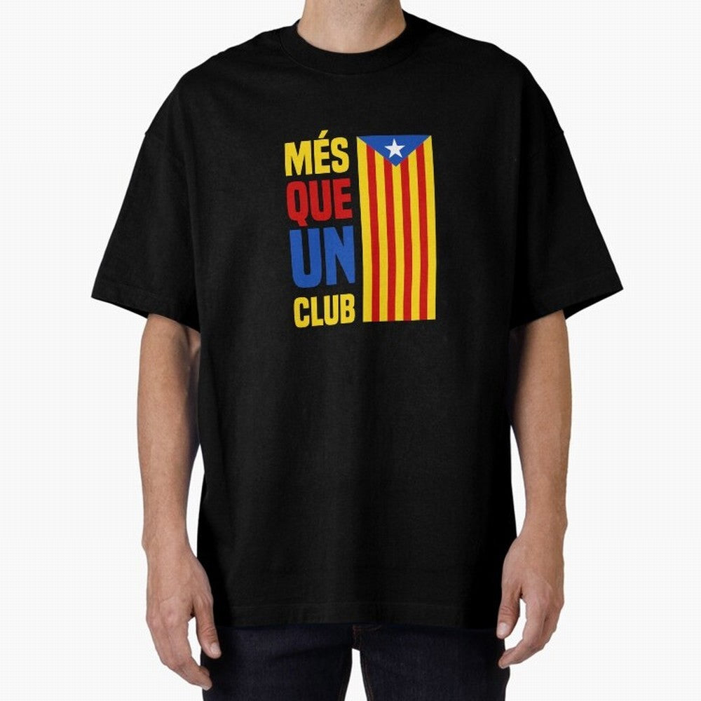 Mes Que Un Club Barcelona Essential T-Shirt Honor Football Greatness during FIFA World Cup 2026 Group Stage Spirit, Built around Brazil, Haaland and Mbappe, Championship Spirit, Famous Goals, Roaring Crowds and International Football Unity; Made