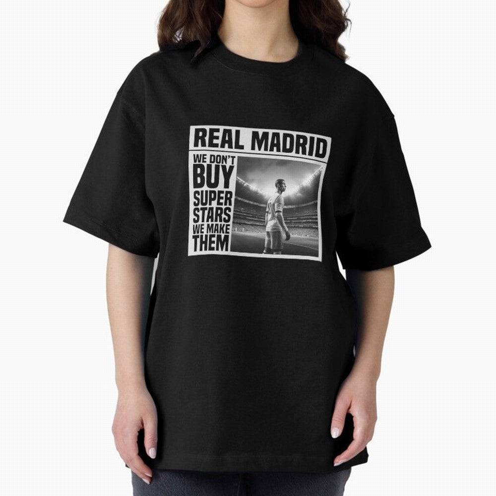 Real Madrid Makes Superstars Essential T-Shirt Show Championship Spirit for Match Day Hype around FIFA World Cup 2026 USA Canada Mexico, Haaland, Argentina, France and Brazil, Supporter Pride, Iconic Celebrations, Legendary Names and Global Match