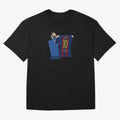 Lionel Messi | Barcelona legend Oversized T-Shirt Celebrate Rivalries and Pride in Match Day Hype around FIFA World Cup 2026 Group Stage, Messi, Netherlands, Vintage Soccer Flavor, Modern Football Stars, National Flags and Final Night Emotion;