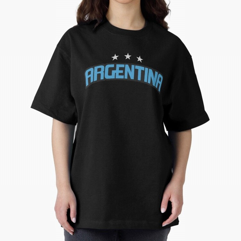 Argentina 3 Stars Classic T-Shirt Join the Countdown to Match Day Hype around FIFA World Cup 2026 USA Canada Mexico, CR7 and Messi, Spain, Vintage Soccer Flavor, Modern Football Stars, National Flags and Final Night Emotion; Created for Match Day