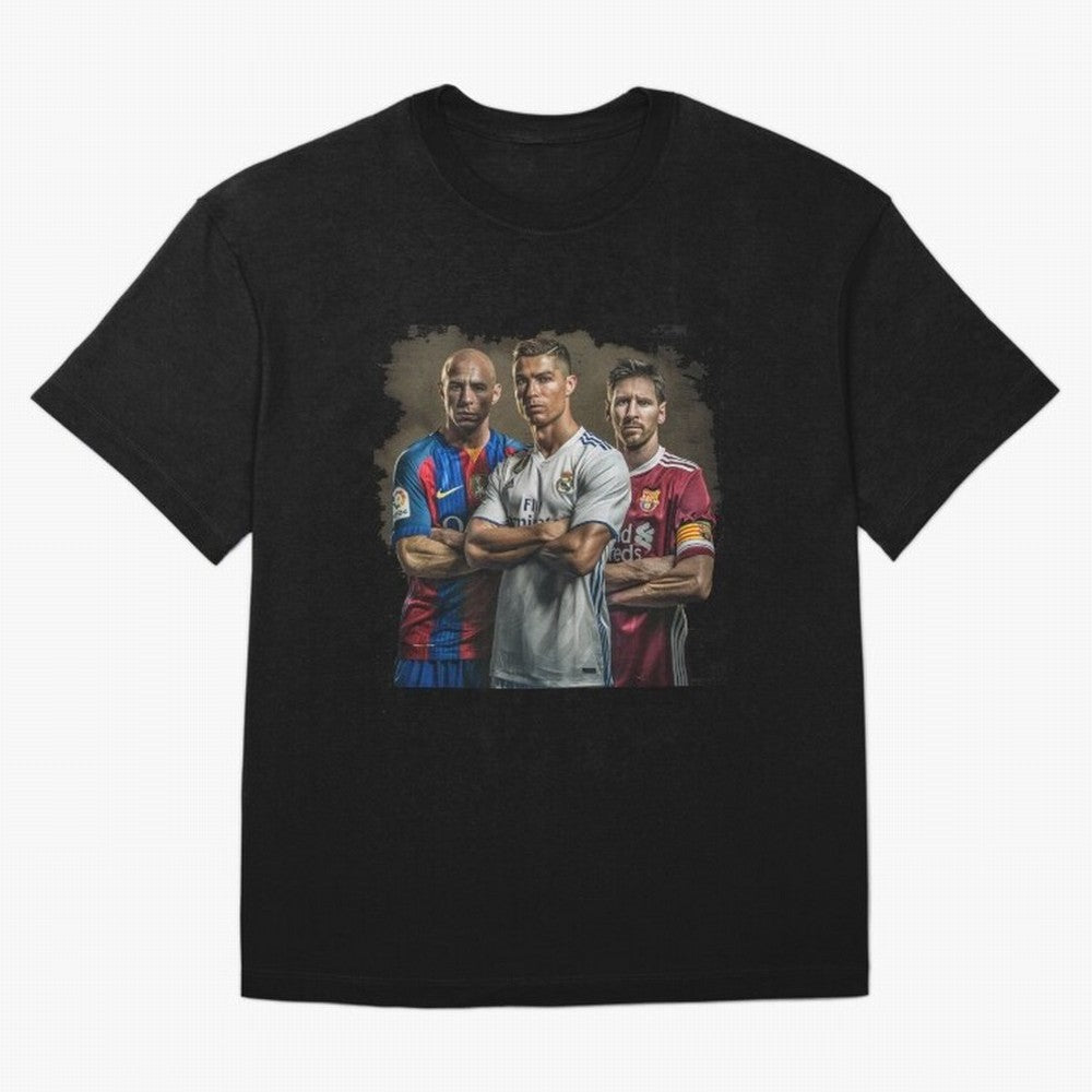 Footballs Greatest Top 3 Classic T-Shirt Follow Every Goal of Match Day Hype around FIFA World Cup 2026 Group Stage, Cristiano Ronaldo, Haaland and CR7, Argentina, Stadium Memories, Football Loyalty, International Chants and Championship Tradition;
