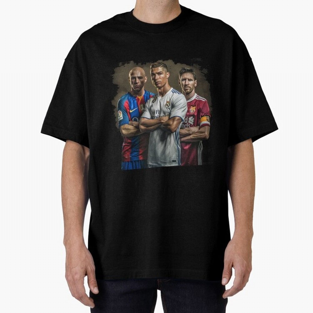 Footballs Greatest Top 3 Classic T-Shirt Follow Every Goal of Match Day Hype around FIFA World Cup 2026 Group Stage, Cristiano Ronaldo, Haaland and CR7, Argentina, Stadium Memories, Football Loyalty, International Chants and Championship Tradition;