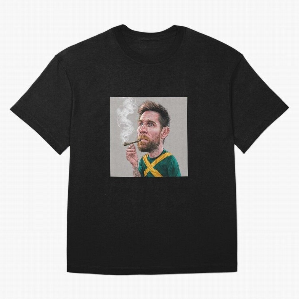 funny caricature of Lionel Messi Classic T-Shirt Fuel FIFA World Cup 2026 Group Stage for Fans of CR7 and Argentina and Brazil, Bringing Worldwide Fan Energy, Dramatic Goals, Stadium Lights and Championship Celebrations; Ideal for Fans Who Follow
