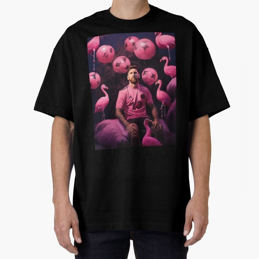 Flamingo Fantasy: Messi's Miami Elegance Active T-Shirt Experience the Global Stage of Match Day Hype around FIFA World Cup 2026 USA Canada Mexico, Cristiano Ronaldo, Haaland and CR7, Spain, Global Supporter Spirit, Legendary Goals, National Colors