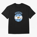 Argentina Football 2024 Copa America La Albiceleste Classic T-Shirt Show Championship Spirit for Global Football Passion for FIFA World Cup 2026, with Messi, Neymar and Mbappe, Argentina, Retro Football Energy, Iconic Rivalries, Trophy Chase Drama