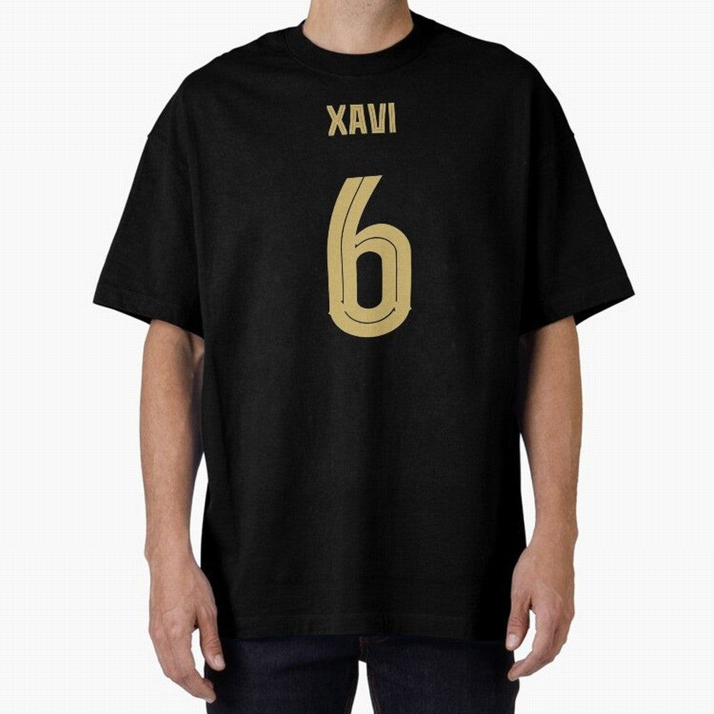 Xavi 6 Barcelona Oversized T-Shirt Discover Match Day Hype around FIFA World Cup 2026, Messi, Portugal, Spain and Germany, Worldwide Fan Energy, Dramatic Goals, Stadium Lights and Championship Celebrations; Ideal for Fans Who Follow Messi,